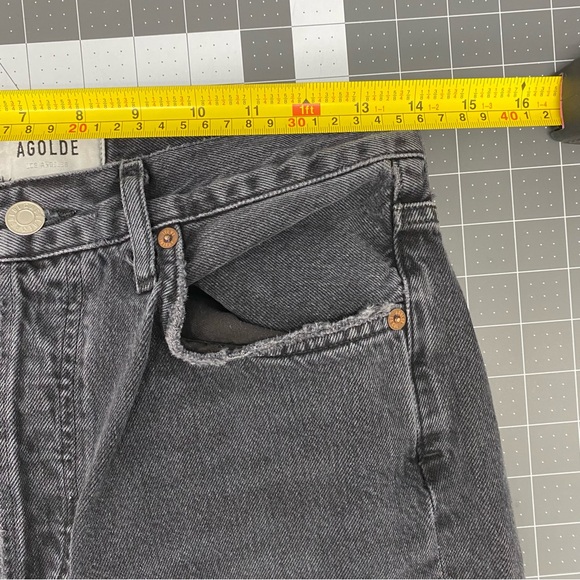 Agolde Riley Cut Black Jeans Size 27 - Picture 7 of 10